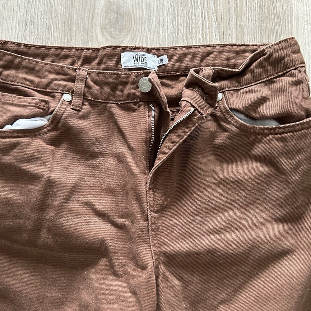 2 for 20$ 🐻🍂 Refuge wide leg brown jeans​ - Picture 2 of 10